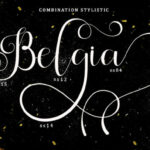 Belgia Font Poster 4