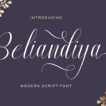 Beliandiya Font Poster 1