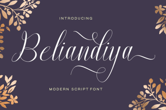 Beliandiya Font Poster 1