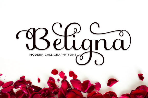 Beligna  Font Poster 1