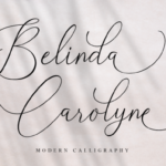 Belinda Carolyne Font Poster 1