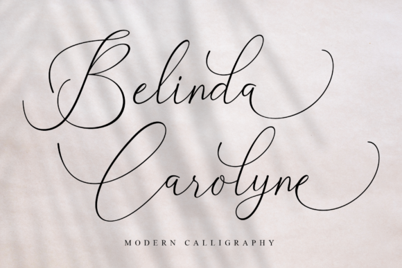Belinda Carolyne Font Poster 1