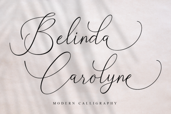 Belinda Carolyne Font Belinda Carolyne Font Poster 1