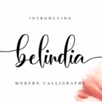 Belindia Font Poster 1