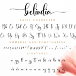 Belindia Font Poster 11