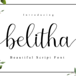 Belitha Font Poster 1