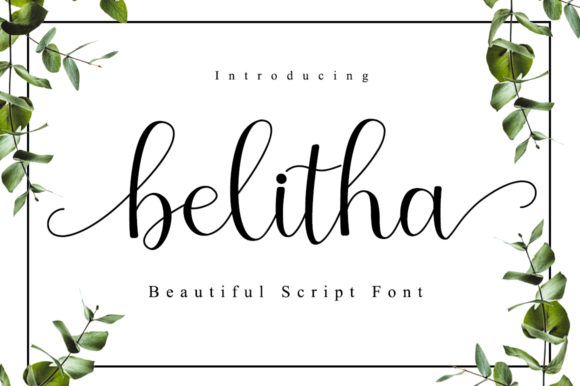 Belitha Font Poster 1