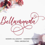 Bellamanda Script Font Poster 1