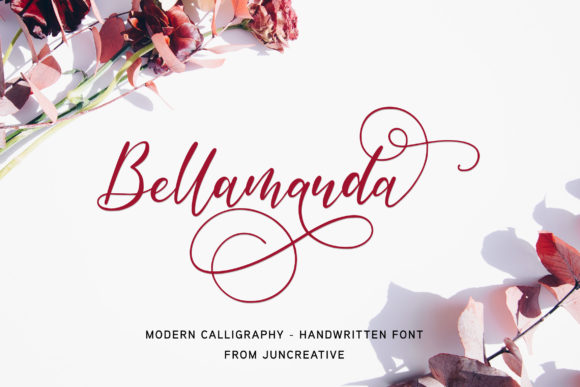 Bellamanda Script Font Poster 1