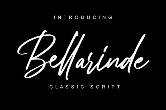 Bellarinde Font Poster 1