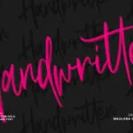 Bellarush Font Poster 5