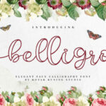 Belligro Font Poster 1