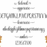 Beloved Font Poster 7