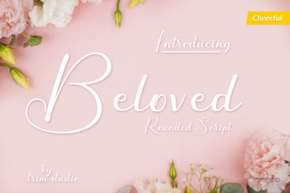 Beloved Font Poster 1