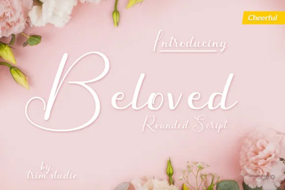 Beloved Font Poster 1