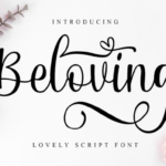 Beloving Font Poster 1
