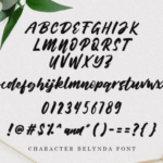 Belynda Font Poster 3