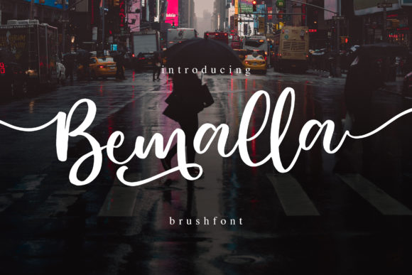 Bemalla Font Poster 1