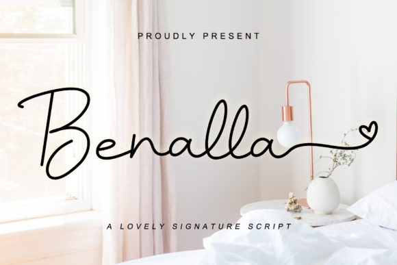 Benalla Font Poster 1