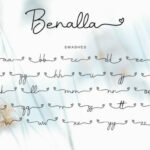 Benalla Font Poster 11