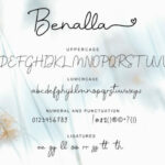 Benalla Font Poster 10