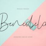 Benedela Font Poster 1