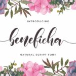 Beneficha Font Poster 1