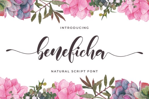 Beneficha Font Poster 1