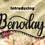 Benoday Font Poster 1