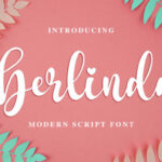 Berlinda Font Poster 1