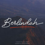 Berlindah Font Poster 1