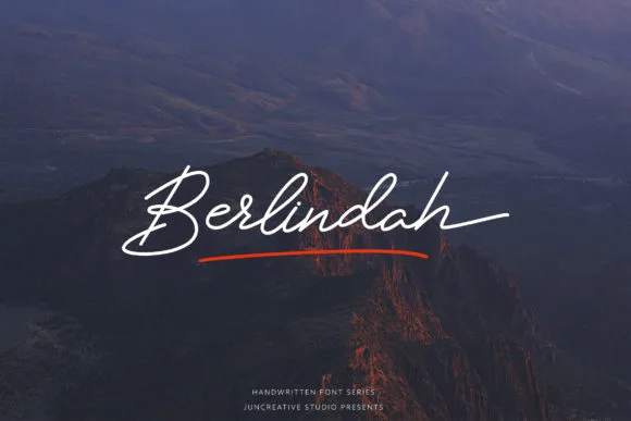 Berlindah Font Berlindah Font Poster 1