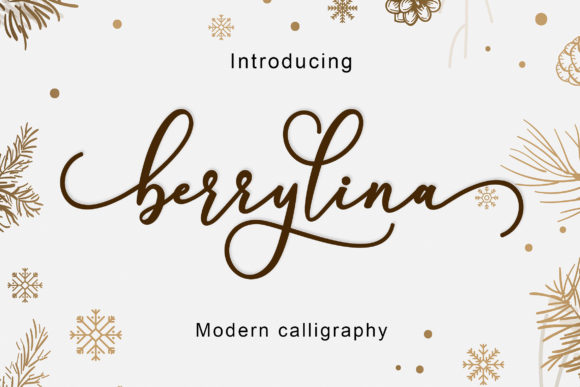 Berrylina Script Font Poster 1