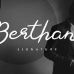 Berthan Font Poster 1