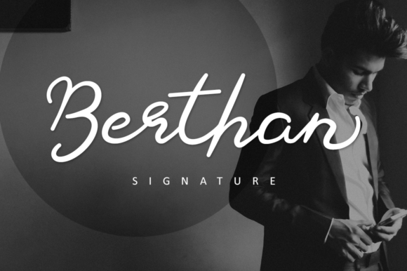 Berthan Font Poster 1