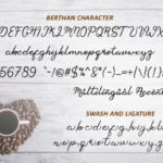 Berthan Font Poster 7