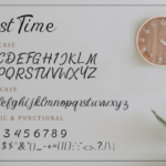 Best Time Font Poster 8