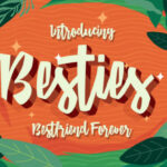 Besties Font Poster 1