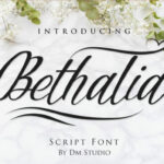 Bethalia Font Poster 1