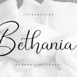 Bethania Font Poster 1