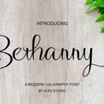 Bethanny Font Poster 1