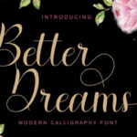 Better Dreams Font Poster 1