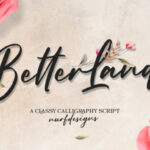 Better Land Font Poster 1