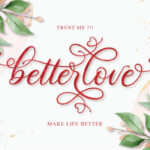 Betterlove Font Poster 13