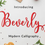 Beverly Script Font Poster 1