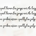 Beverly Script Font Poster 5