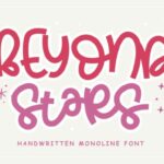 Beyond Stars Font Poster 1