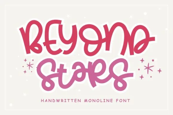 Beyond Stars Font Beyond Stars Font Poster 1
