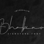 Bhalbino Font Poster 2