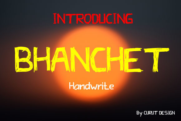 Bhanchet Font Poster 1